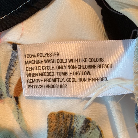 3.1 PHILLIP LIM X Target Button Up Long Sleeves Floral Blouse Shirt Size M - Picture 9 of 11